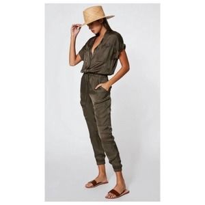 Young Fabulous & Broke Olive Jumpsuit